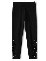 Girls Rhinestone Cozy Leggings