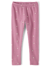 Girls Print Cozy Leggings