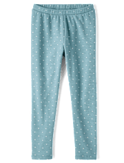 Girls Print Cozy Leggings