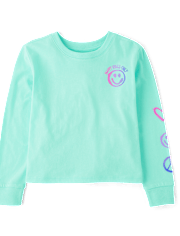Girls Graphic Top