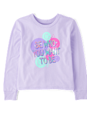 Girls Graphic Top