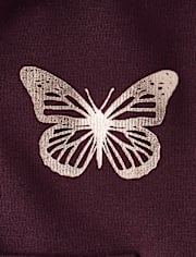 Sweat à capuche zippé confortable et graphique pour filles