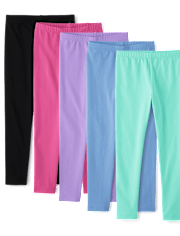 Girls Leggings 5-Pack