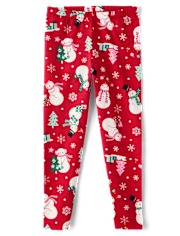 Girls Christmas Leggings