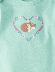 Baby Girls Animal Bodysuit 4-Pack