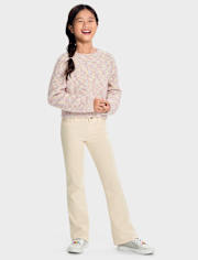 Girls Cozy Flare Pants