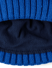 Toddler Boys Embroidered Construction 2-Piece Cold Weather Set