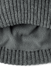 Boys Hustle Pom Pom Beanie