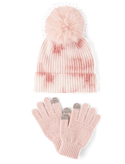 Girls Tie Dye 2-Piece Cold Weather Set