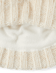 Girls Cable Knit 2-Piece Cold Weather Set