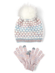 Girls Space Dye 2-Piece Cold Weather Set