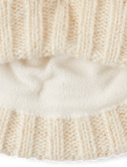 Toddler Girls Cable Knit 2-Piece Cold Weather Set