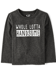 Baby And Toddler Boys Handsome Graphic Tee