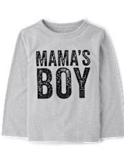 Baby And Toddler Boys Mama's Boy Graphic Tee