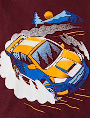 Baby And Toddler Boys Racecar Graphic Tee