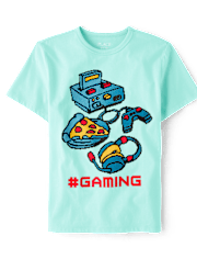 Boys Hashtag Gaming Graphic Tee