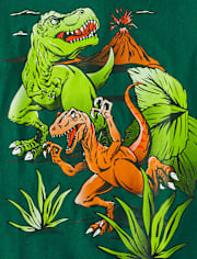 Boys Dino Volcano Graphic Tee