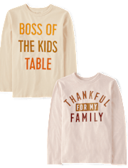 Boys Thanksgiving Graphic Tee 2-Pack