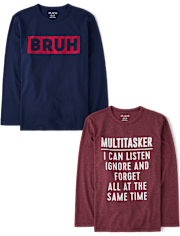 Boys Humor Graphic Tee 2-Pack