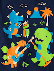 Baby And Toddler Boys Dino Graphic Tee 2-Pack