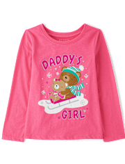 Baby And Toddler Girls Daddy's Girl Graphic Tee