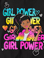 Girls Girl Power Graphic Tee