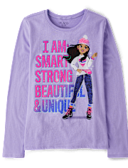 Girls Strong Girl Graphic Tee
