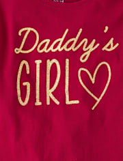 Girls Daddy's Girl Graphic Tee