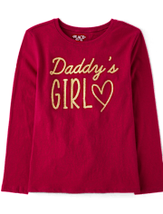 Girls Daddy's Girl Graphic Tee