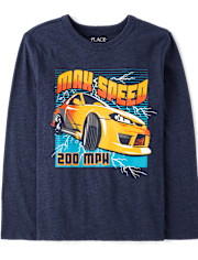 Boys Racecar Graphic Tee