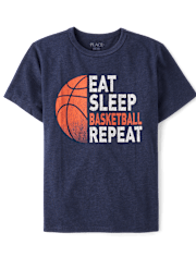 Boys Basketball Graphic Tee