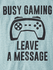 Boys Busy Gaming Graphic Tee