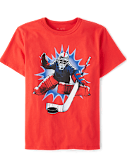 Boys Hockey Graphic Tee