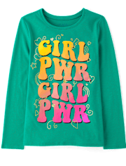 Girls Girl Pwr Graphic Tee