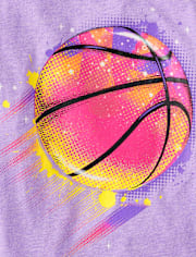 Girls Basketball Graphic Tee