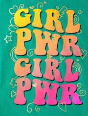 Girls Cat Positive Graphic Tee 2-Pack