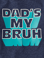 Baby And Toddler Boys Dad Bruh Graphic Tee