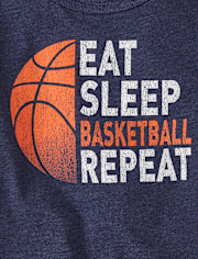 Baby And Toddler Boys Basketball Graphic Tee