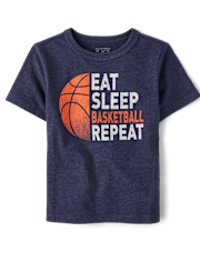 Baby And Toddler Boys Basketball Graphic Tee