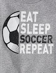 Baby And Toddler Boys Soccer Graphic Tee