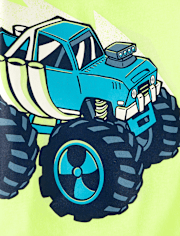 Baby And Toddler Boys Monster Truck Graphic Tee