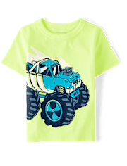 Baby And Toddler Boys Monster Truck Graphic Tee