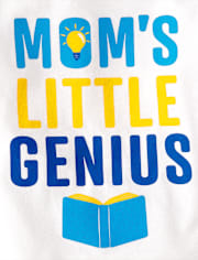 Baby And Toddler Boys Mom's Genius Graphic Tee