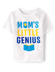 Baby And Toddler Boys Mom's Genius Graphic Tee