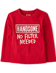 Baby And Toddler Boys Handsome Graphic Tee