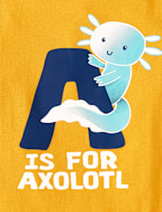 Baby And Toddler Boys Axolotl Graphic Tee