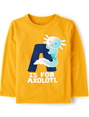 Baby And Toddler Boys Axolotl Graphic Tee
