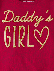 Bébé Et tout-petit, fille Daddy's Fille T-shirt imprimé