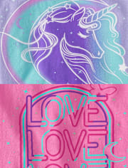 Girls Trend Graphic Tee 5-Pack