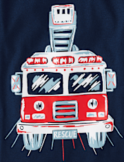 Baby And Toddler Boys Rescue Vehicle Graphic Tee 3-Pack